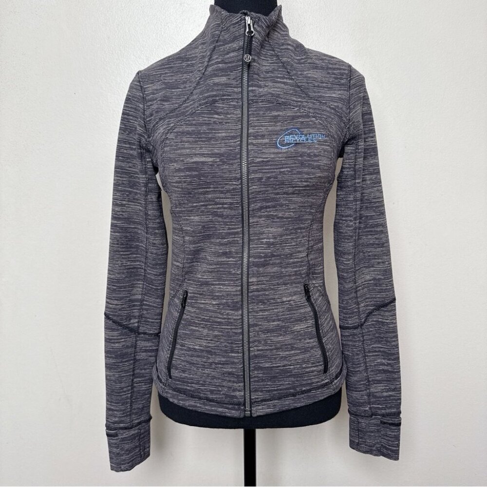 Lululemon Womens 6 Space Dye Active Track Jacket